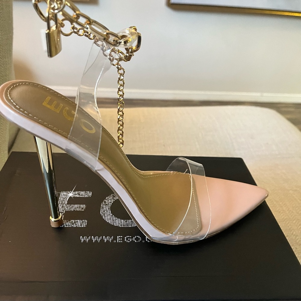 Gold locket heels